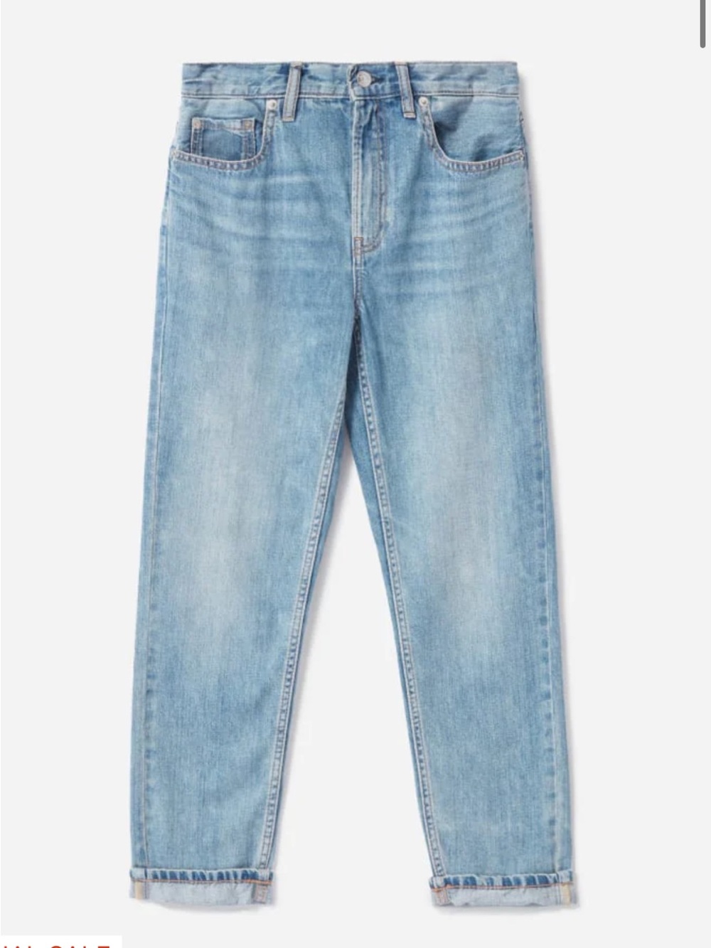 Everlane Lightweight Relaxed Jean in Light Blue